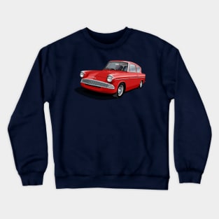 Ford Anglia in red Crewneck Sweatshirt